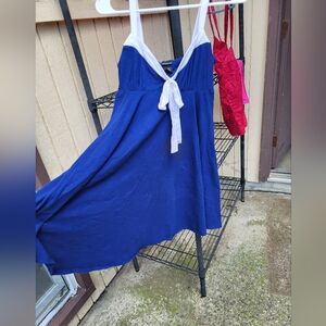 Sailor Dress ! Medium with built-in bra